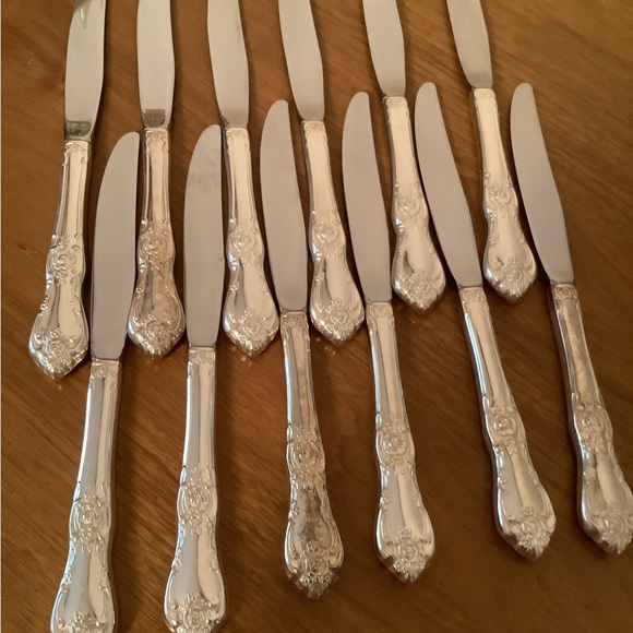 63-Pc Silver Plated Flatware - Picture 5 of 9
